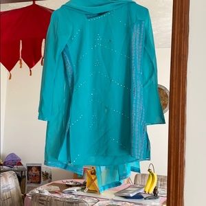 Indian dress Punjabi. Has too, bottom, and sash